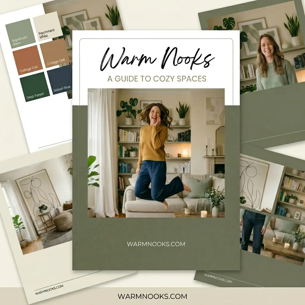 WarmNooks free decor guide mockup
